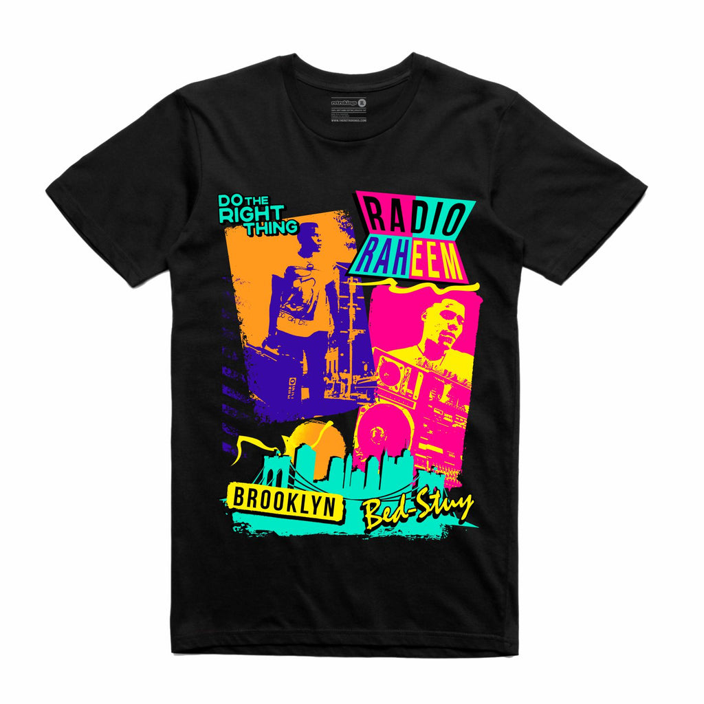 Streetwear on Demand 80'S RADIO RAHEEM TEE BLACK – Monster