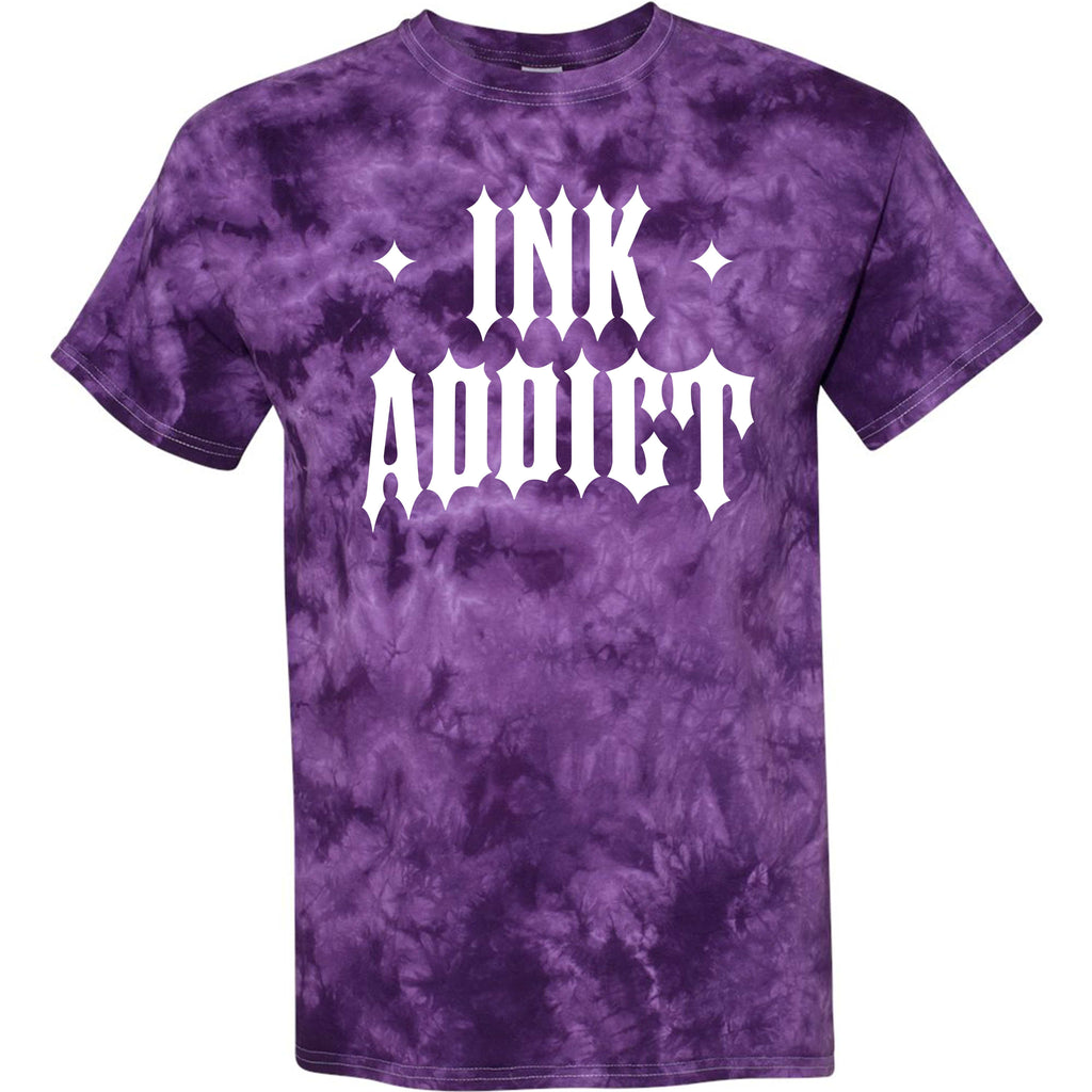 トップス ANCELLMEMBROIDERY DYED T-SHIRT |PURPLE ANCELLM - 【再入荷】EMBROIDERY DYED T-SHIRT/DUSKY PURPLE