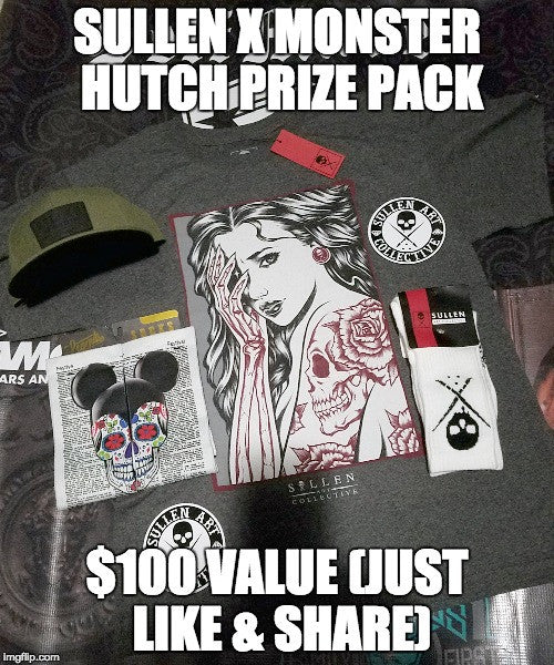 Sullen x Monster Hutch Prize Pack Giveway