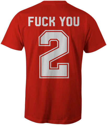 HEATHEN FU2 TEE SHIRT RED