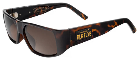 BLACK FLYS SANTERIA CALI PLATE SUNGLASSES TORTOISE POLARIZED