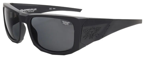 BLACK FLYS ARMORED FLYS SUNGLASSES MATTE BLACK POLARIZED SMOKE