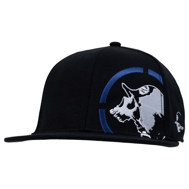 METAL MULISHA CABLE SNAPBACK HAT BLACK / BLUE