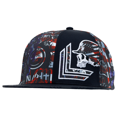 METAL MULISHA D-LUSH SNAPBACK HAT BLACK