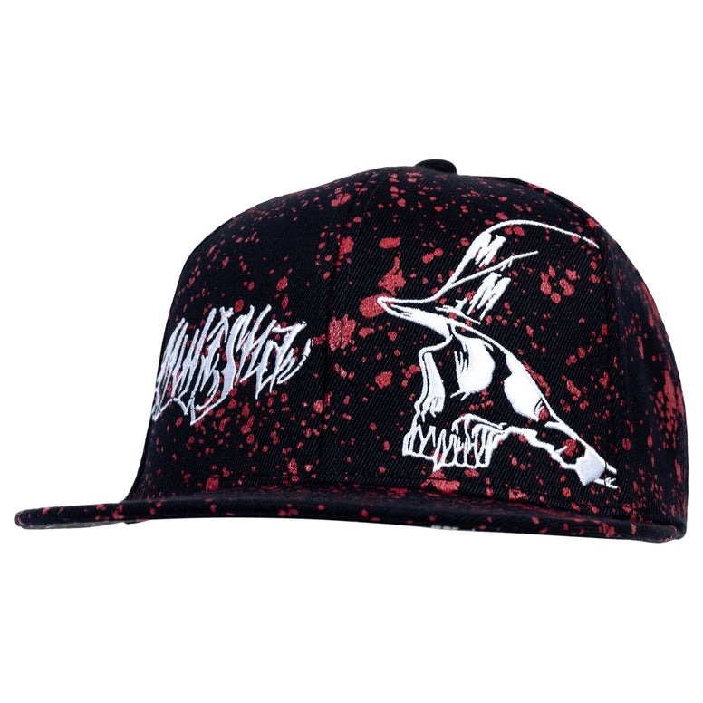 METAL MULISHA DARK PATH SNAPBACK HAT BLACK/RED