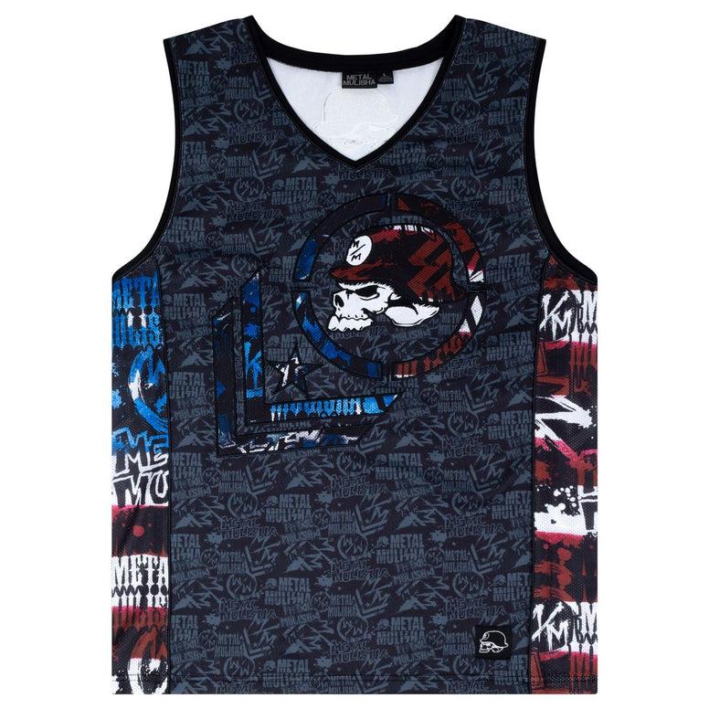 METAL MULISHA DLUSH 2 JERSEY BLACK RWB