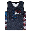 METAL MULISHA DLUSH 2 JERSEY BLACK RWB