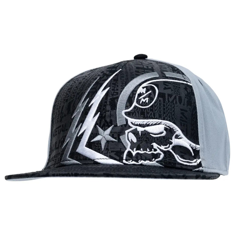 METAL MULISHA GHOST 2 FLEX HAT BLACK / GREY