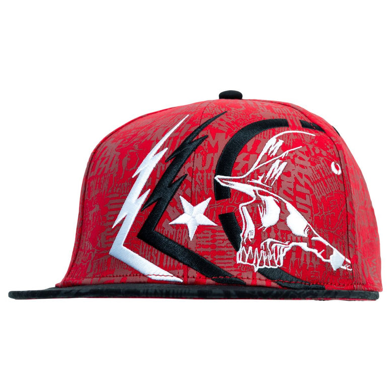 METAL MULISHA GHOST 3 FLEX HAT RED