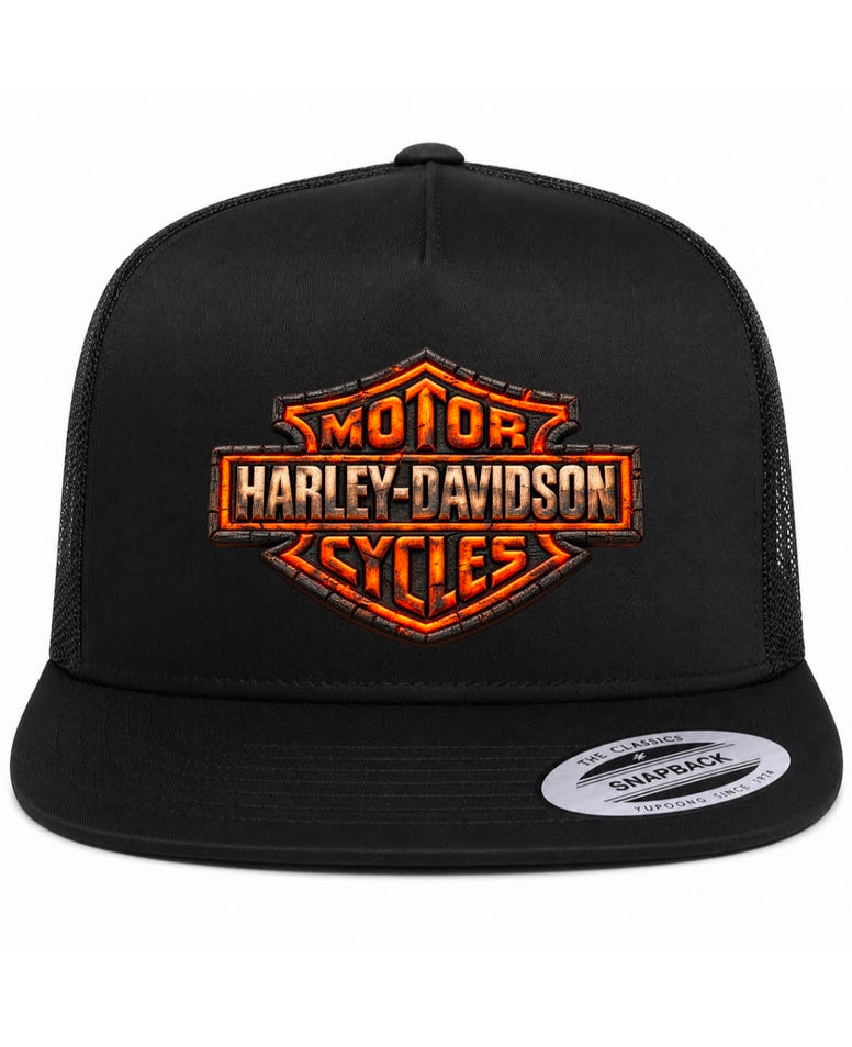Kustom Hatz HARLEY DAVIDSON CHARRED WOOD SNAPBACK