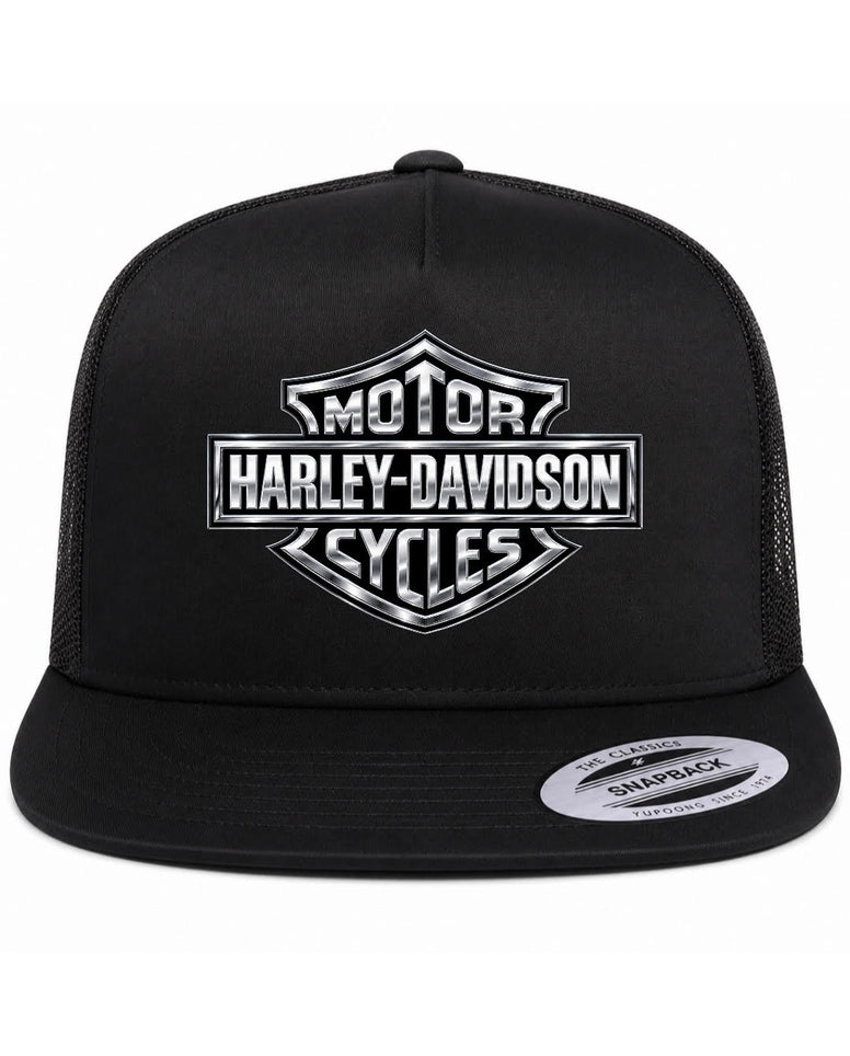 Kustom Hatz HARLEY DAVIDSON CHROME SNAPBACK