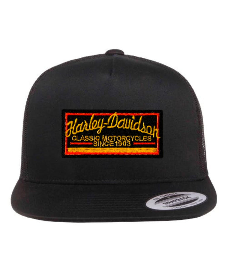 Kustom Hatz HARLEY DAVIDSON V1 PATCH SNAPBACK