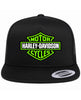 Kustom Hatz HARLEY DAVIDSON NEON GREEN SNAPBACK