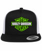 Kustom Hatz HARLEY DAVIDSON NEON GREEN SNAPBACK