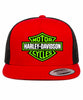 Kustom Hatz HARLEY DAVIDSON NEON GREEN SNAPBACK