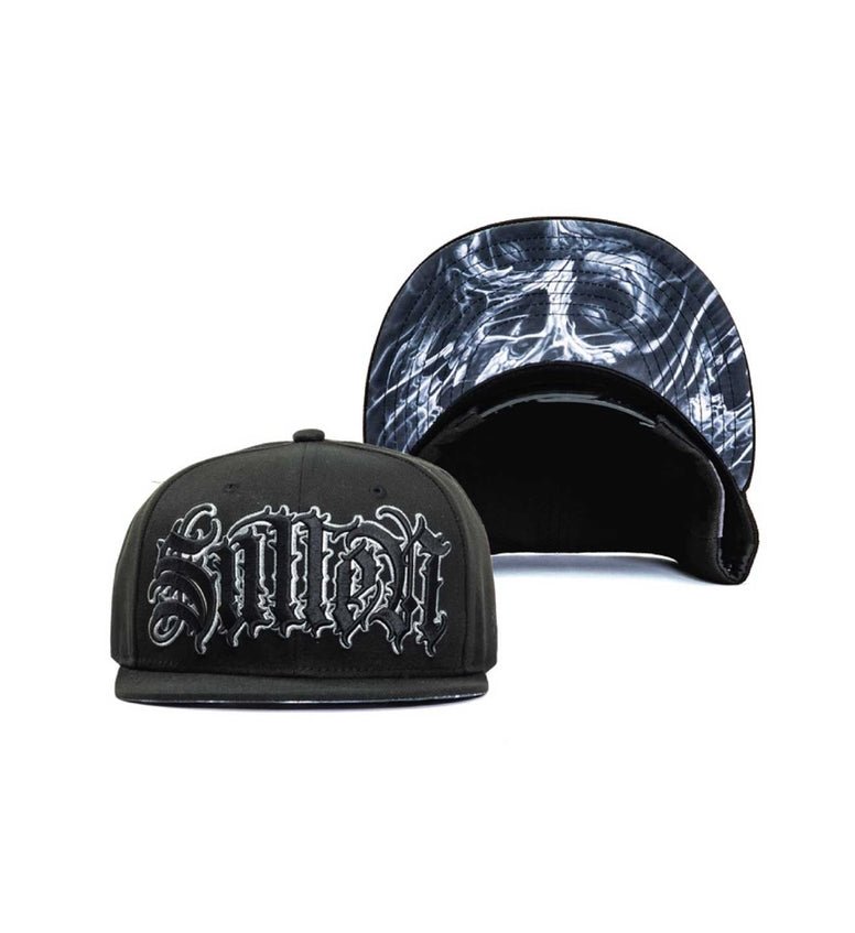 Sullen Collective JUAN PAJO SNAPBACK HAT BLACK