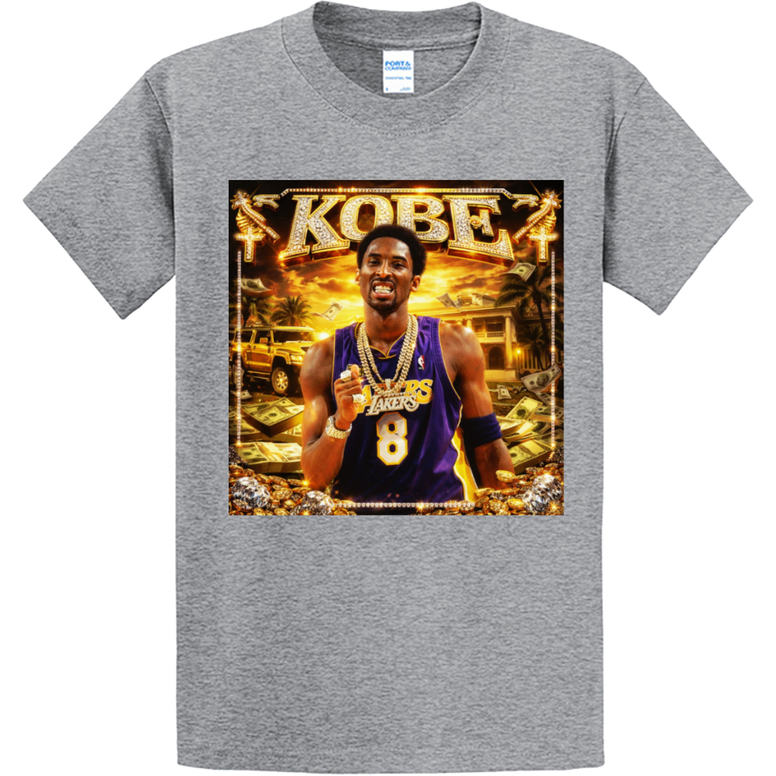 ARTBAG INK KOBE MEMORIAL TEE SHIRT GREY