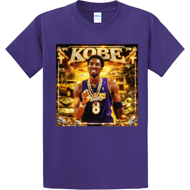 ARTBAG INK KOBE MEMORIAL TEE SHIRT PURPLE