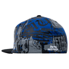 METAL MULISHA MAYHEM FLEX HAT BLACK / BLUE