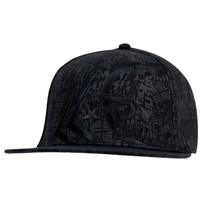 METAL MULISHA GHOST 3 FLEX HAT BLACK