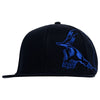 METAL MULISHA MOBBER 2 FLEX HAT BLACK / BLUE