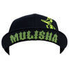 METAL MULISHA MOBBER 2 FLEX HAT BLACK / GREEN