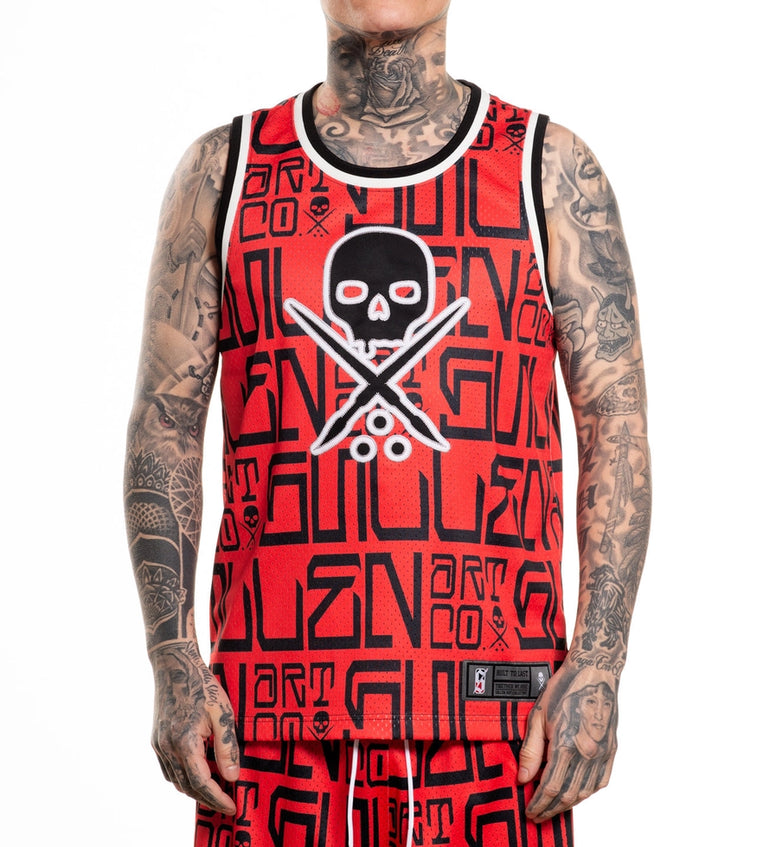 SULLEN MEAS JERSEY RED / BLACK