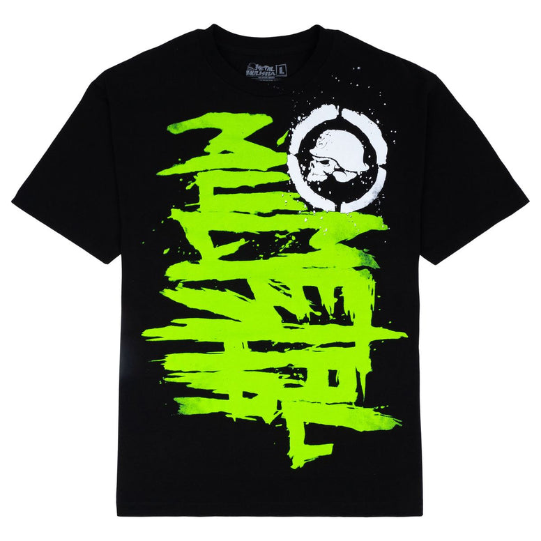 METAL MULISHA PINKMAN TEE SHIRT BLACK / GREEN