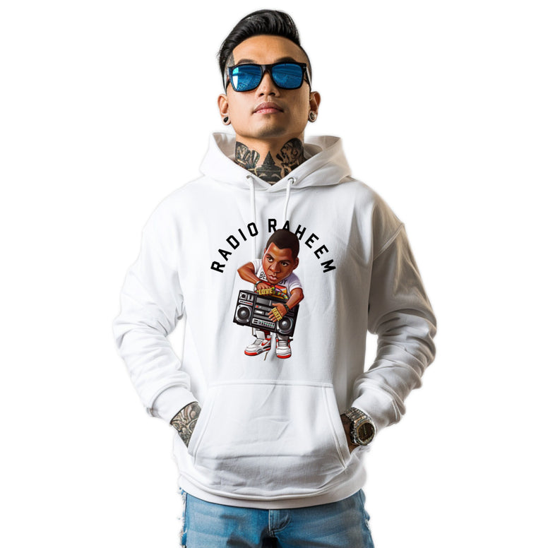 SWOD RADIO RAHEEM TOON HOODIE WHITE