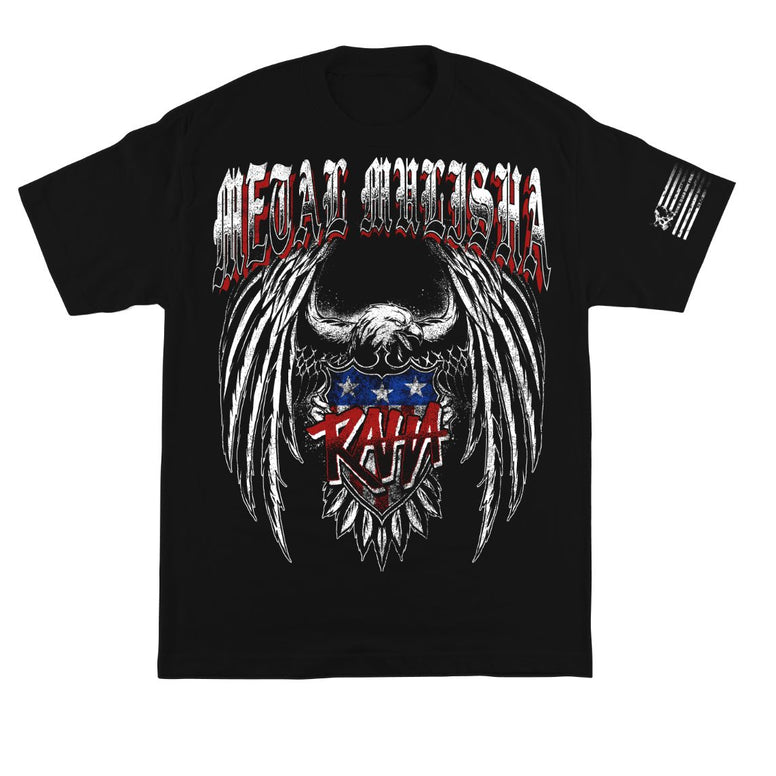 METAL MULISHA RAHA EAGLE TEE SHIRT BLACK
