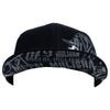 METAL MULISHA SKATTERED FLEX HAT BLACK/GREY