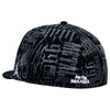 METAL MULISHA SKATTERED FLEX HAT BLACK/GREY