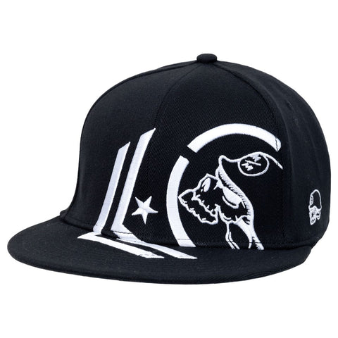 METAL MULISHA STAPLE SNAPBACK HAT BLACK