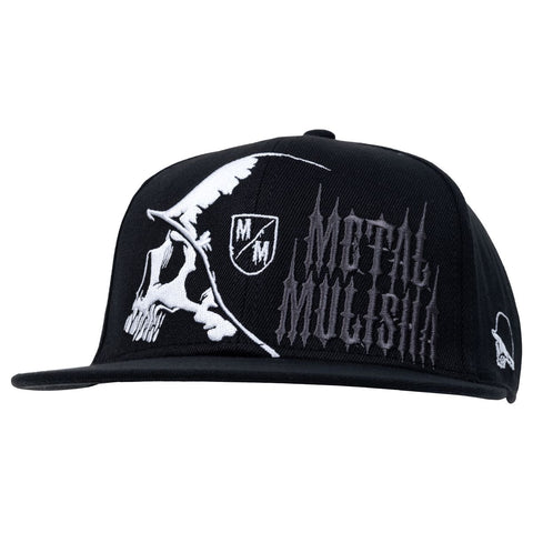 METAL MULISHA STRAPPED SNAPBACK HAT BLACK