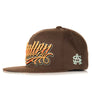 Sullen Collective TAKE CARE SNAPBACK HAT BROWN