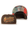 Sullen Collective TAKE CARE SNAPBACK HAT BROWN