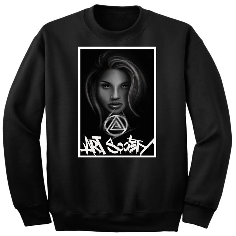 Art Society x Retro Kings x JAMES TAYLOR CREW SWEATSHIRT BLACK