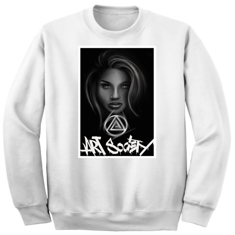 Art Society x Retro Kings x JAMES TAYLOR CREW SWEATSHIRT WHITE