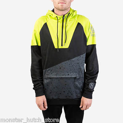 Neff Performance NEON Hoodie BLACK