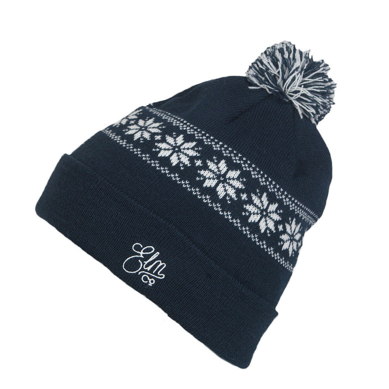 NEW WITH TAGS Elm Company Unisex EVOL Beanie NAVY BLUE LIMITED RELEASE EDITION