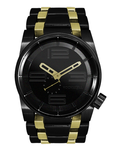 ROCKWELL THE 50mm WATCH BLACK GOLD MURDERED DIAL