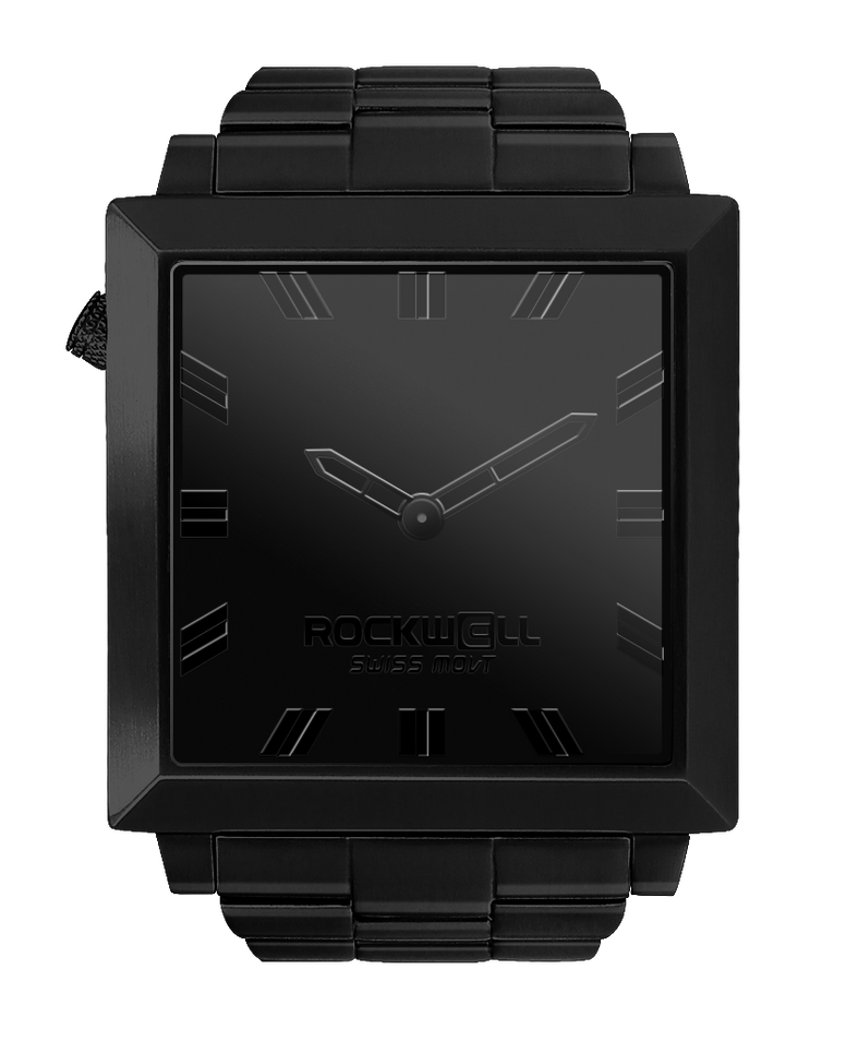 ROCKWELL THE 50mm2 WATCH MURDERED DIAL BLACK