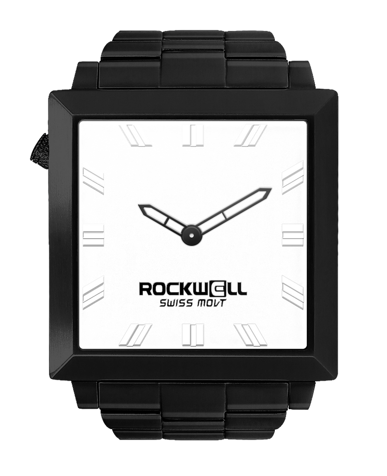 ROCKWELL THE 50mm2 WATCH MURDERED DIAL BLACK / WHITE