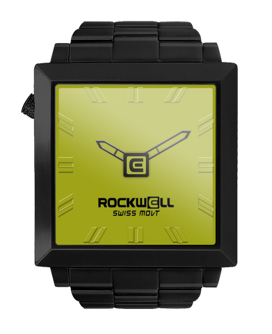 ROCKWELL THE 50mm2 WATCH MURDERED DIAL BLACK / YELLOW