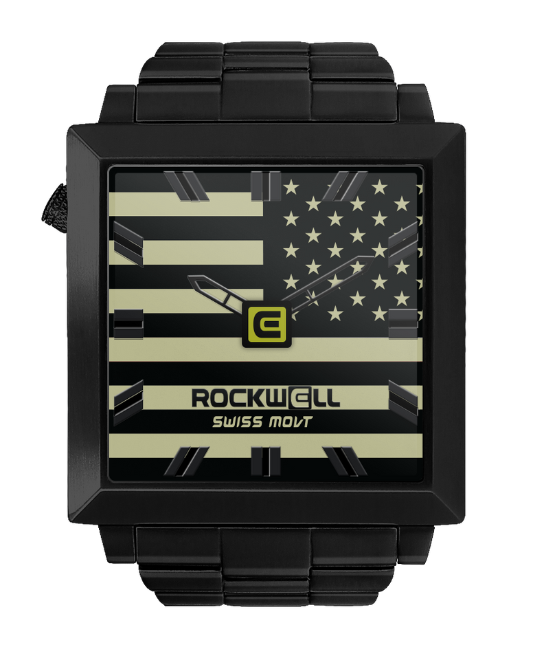 ROCKWELL THE 50mm2 WATCH NO RETREAT EDITION BLACK