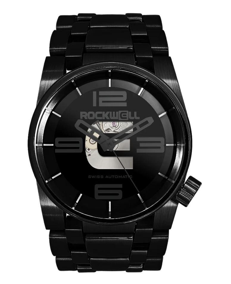 ROCKWELL THE 50mm AUTOMATIC WATCH PHANTOM BLACK