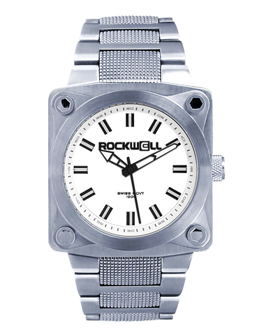 ROCKWELL THE 747 WATCH SILVER / WHITE