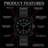 ROCKWELL THE 747 WATCH BLACK / WHITE
