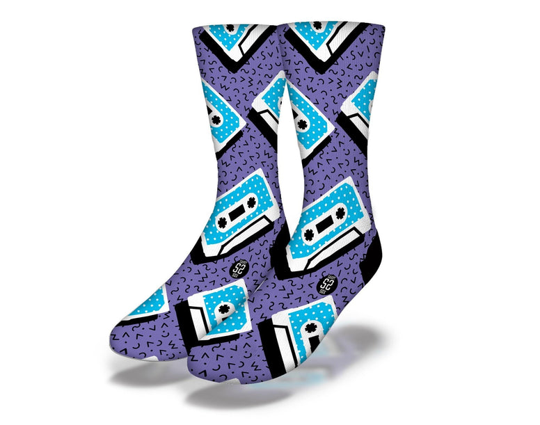 SAVVY SOX 90'S TAPE SOCKS