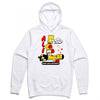 Streetwear on Demand ALI BART BOOTLEG HOODIE WHITE